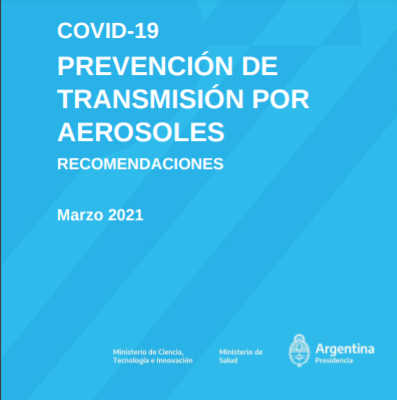 COVID-19 Prevención de transmisión por aerosoles. Recomendaciones marzo 2021