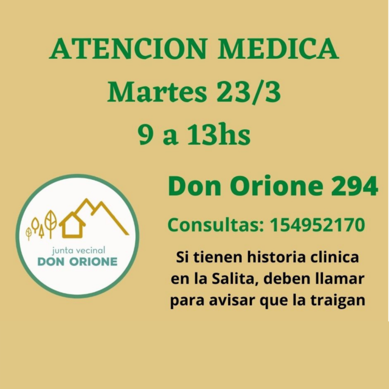 Atención médica en Don Orione